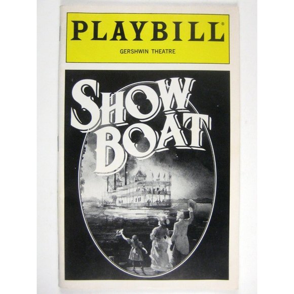 Show Boat Playbill July 1995 Rebecca Luker Mark Jacoby Joel Blum John McMartin - Picture 1 of 7